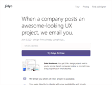 Tablet Screenshot of folyo.me